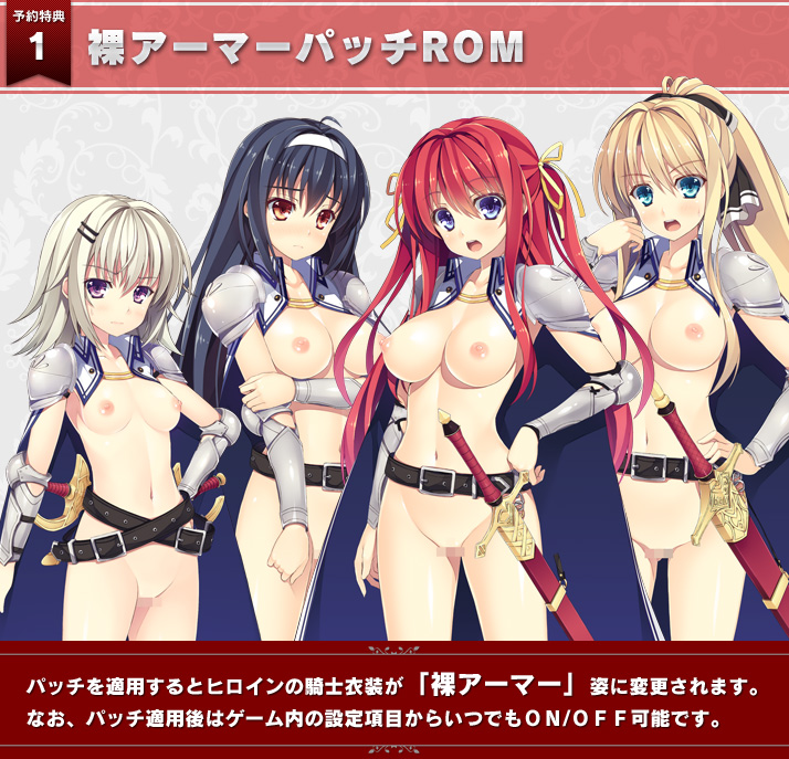 予約特典1【裸アーマーパッチROM】