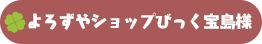 よろずやショップびっく宝島様
